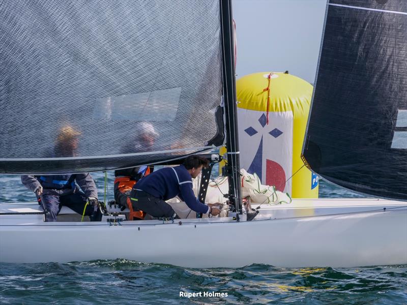 Joker (Adrien Polaillon, Eric Polaillon and Jean-Baptiste Polaillon) - 2024 Scandinavian Gold Cup photo copyright Rupert Holmes taken at Yacht Club de l'Odet and featuring the 5.5m class