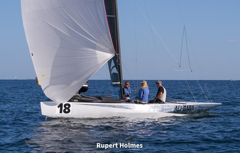 Ali-Baba (Flavio Marazzi, Julie Marazzi and Eline Marazzi) - 5.5 Metre class World Championship 2024 - photo © Rupert Holmes