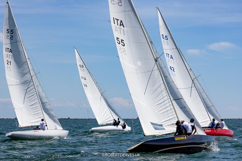 Race 2 start - 5.5 Metre Enoshima Trophy 2025, day 1 - photo © Robert Deaves