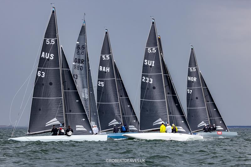 Start - 5.5 Metre Scandinavian Gold Cup Day 2 photo copyright Robert Deaves / www.robertdeaves.uk taken at Sopot Sailing Club and featuring the 5.5m class