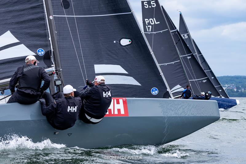 Start Race 7 - 5.5 Metre Scandinavian Gold Cup 2025 photo copyright Robert Deaves / www.robertdeaves.uk taken at Sopot Sailing Club and featuring the 5.5m class
