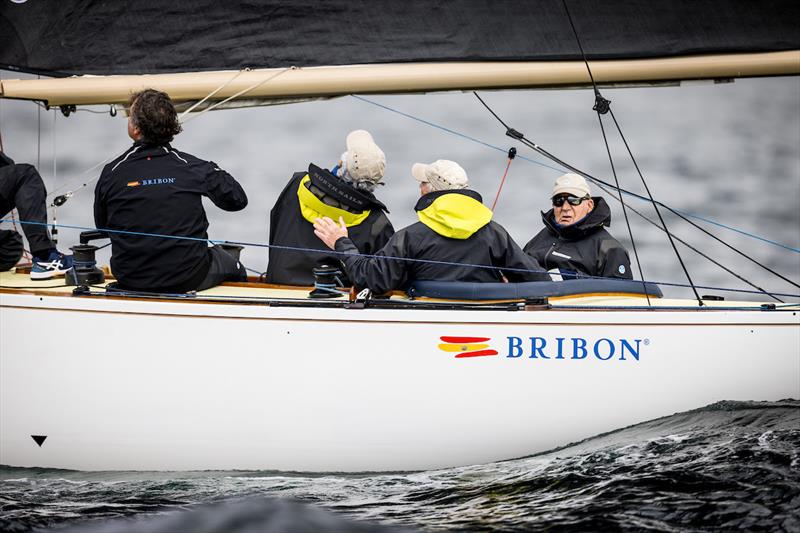 His Majesty King Juan Carlos on 'Bribon' - Six Metre European Championship day 1 - photo © SailingShots by Maria Muiña