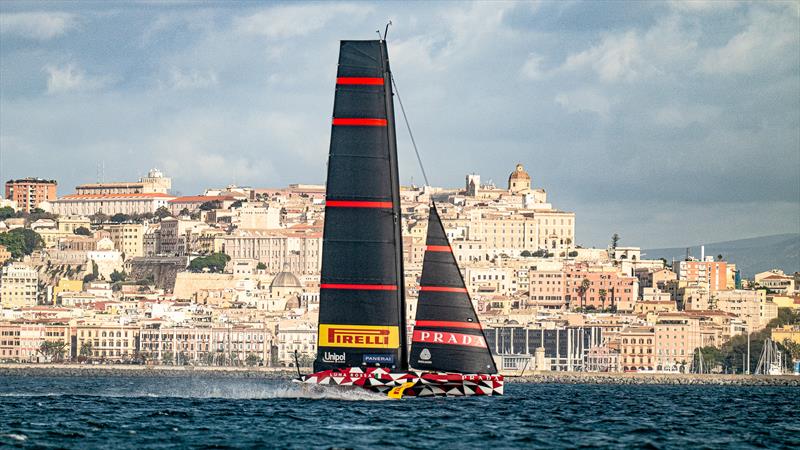 Sailing 6-up - Luna Rossa Prada Pirelli - LEQ12 - January 11, 2023 - Cagliari - photo © Ivo Rovira / America'sCup