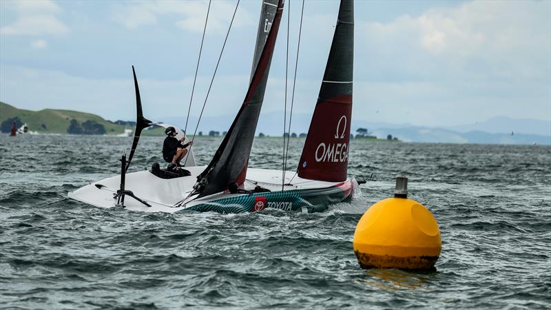 Emirates Team New Zealand - AC40-1, LEQ12 - January 17, 2023 - Waitemata Harbour - photo © Adam Mustill / America's Cup