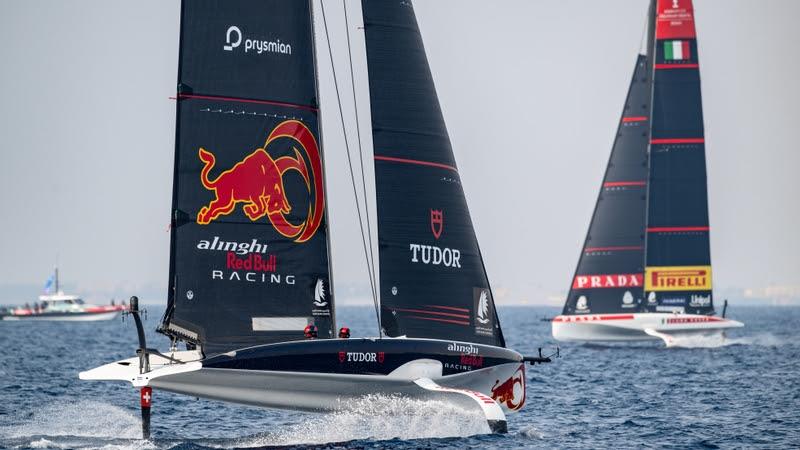 Race Day 1, America's Cup Preliminary Regatta in Jeddah presented by NEOM photo copyright Ricardo Pinto / America's Cup taken at Jeddah Yacht Club and featuring the AC40 class