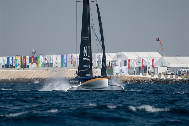 Day 3 - AC40 - Preliminary Regatta - Jeddah, Saudi Arabia photo copyright Alexander Champy-McLean / OERT taken at Jeddah Yacht Club and featuring the AC40 class