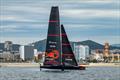 Pitch angle port tack - Alinghi Red Bull Racing - AC75 - Day 17 - May 15, 2024 - Barcelona © Paul Todd/America's Cup