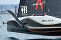 Teams are likely to be stuck with their existing hull shapes in Naples - INEOS Britannia - Race Day 1 - America's Cup Match 2024 - Barcelona © Ian Roman / America's Cup
