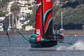Emirates Team NZ training alone before the 2024 America's Cup - April 30, 2024 - Waitemata Harbour © Richard Gladwell - Sail-World.com/nz