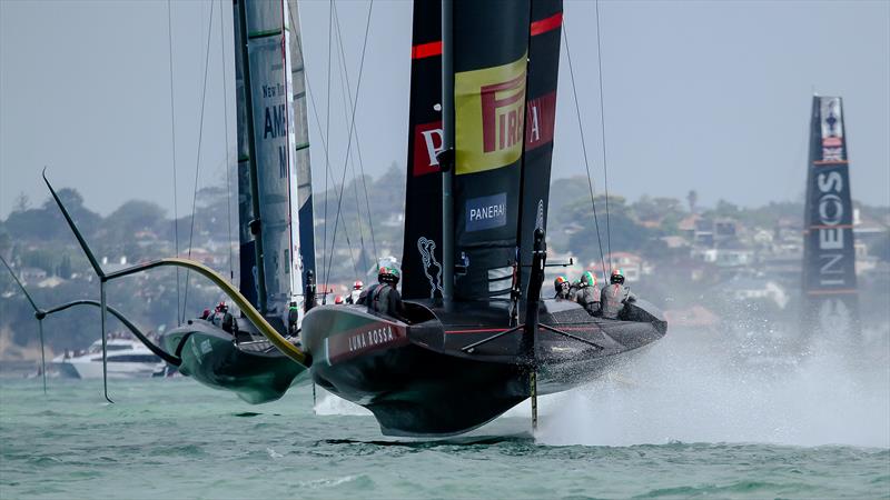 America's Cup World Series - Day 2 - Waitemata Harbour - December 18, 2020 - 36th Americas Cup presented by Prada photo copyright Richard Gladwell / Sail-World.com taken at Royal New Zealand Yacht Squadron and featuring the AC75 class