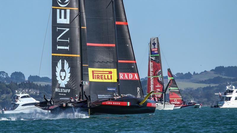 Luna Rossa and INEOS Team UK - Prada Cup Finals - Day 3 - February, 20, - America's Cup 36 - Course E - photo © Richard Gladwell / Sail-World.com