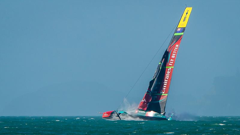 Emirates Team New Zealand - AC75 -  Hauraki Gulf - April 19, 2023 - photo © Justin Mitchell