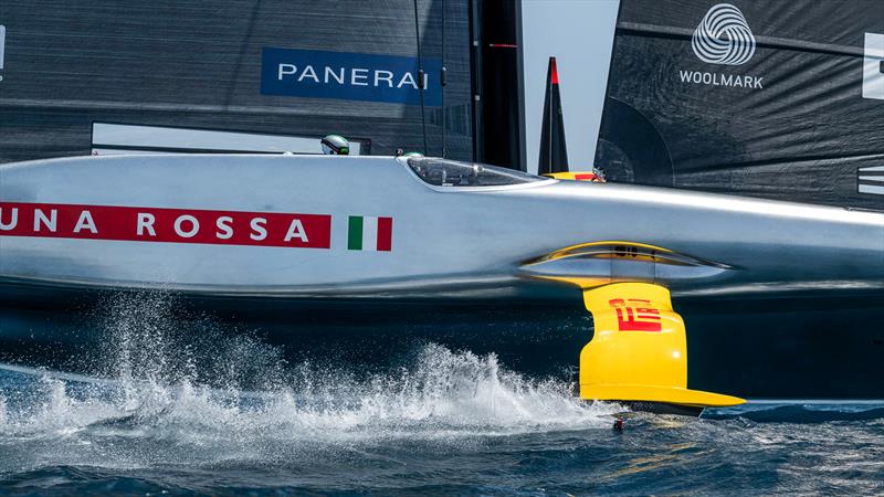 Luna Rossa Version 2 foil arms and wing foil in action - photo © Job Vermeulen / America's Cup