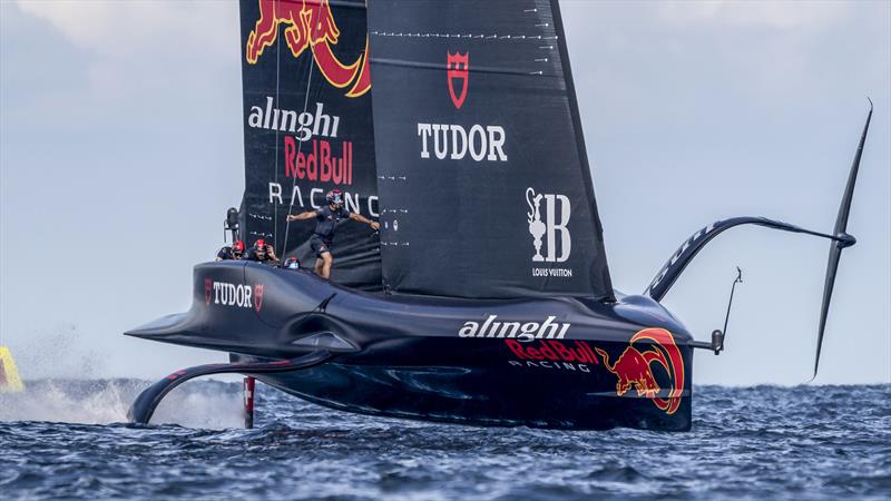 Alinghi Red Bull Racing on Louis Vuitton Cup Round Robin Day 6 photo copyright David Maynard / www.alleycatphotographer.com taken at  and featuring the AC75 class