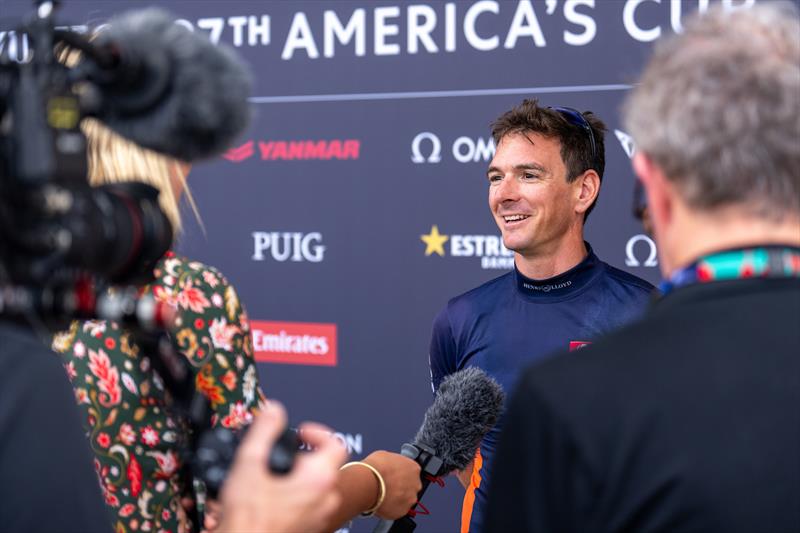 INEOS Britannia Co-Helm Dylan Fletcher said the team would focus on its own performance and aim to keep improving - photo © Ian Roman / America's Cup