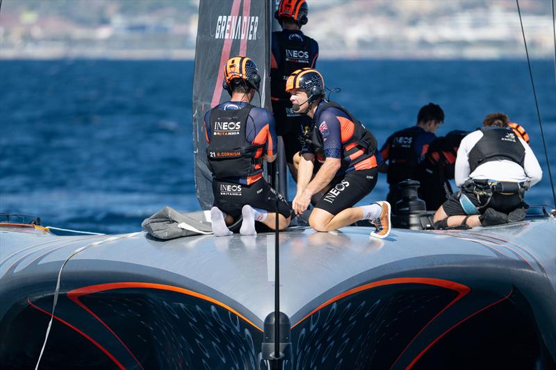 INEOS Britannia - Day 2 - Semi-Finals - Louis Vuitton Cup - Day 11 - September 15, 2024 - Barcelona - photo © Ricardo Pinto / America's Cup