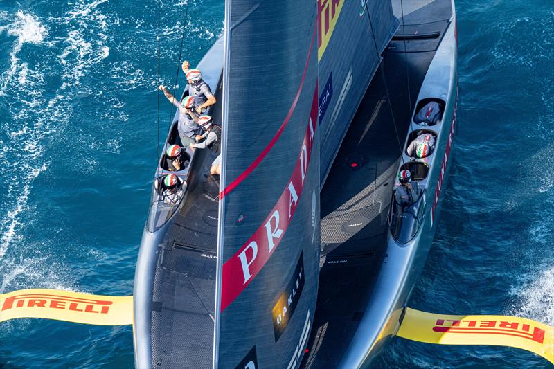 Luna Rossa Prada Pirelli progess to the Louis Vuitton Cup Final - 19th September 2024 - photo © Ian Roman / America's Cup