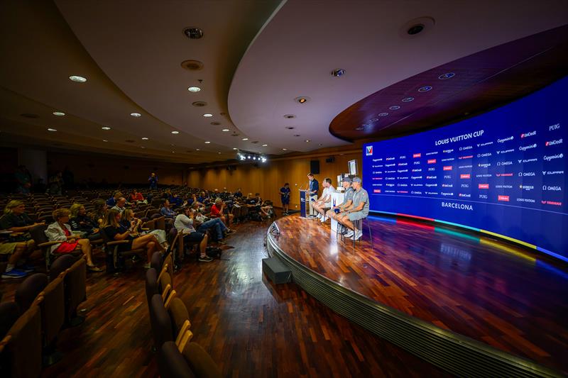  Finals Media Conference - Louis Vuitton Cup - September 25, 2024 - Barcelona - photo © Ricardo Pinto / America's Cup