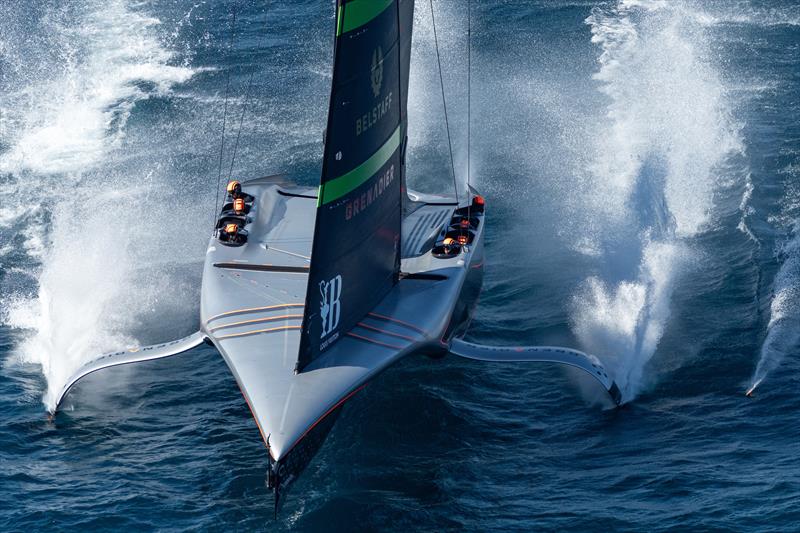 INEOS Britannia vs. Luna Rossa Prada Pirelli on Louis Vuitton Cup Final Race Day 4 - September 30, 2024 - photo © Ian Roman / America's Cup