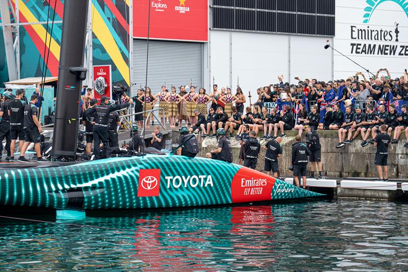 ETNZ farewell  - Louis Vuitton 37th America's Cup, Race Day 1 - October 12, .2024 - photo © Ian Roman / America's Cup