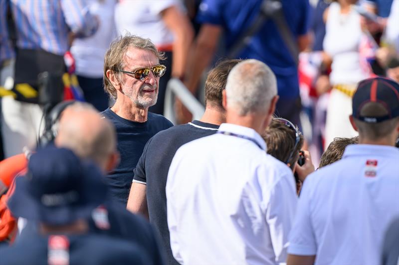 Jim Ratcliffe - INEOS Britannia - Race 7 & 8 - Louis Vuitton 37th America's Cup, Race Day 5 - October 18,.2024 - photo © Ricardo Pinto / America's Cup