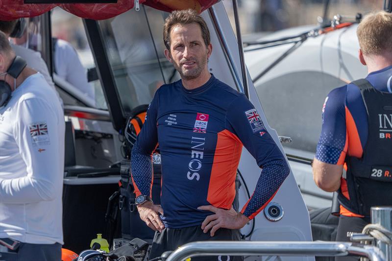 Sir Ben Ainslie will be wearing a different shirt in the net Cup - Barcelona. - 16 October 2024 - photo © Ian Roman / America's Cup