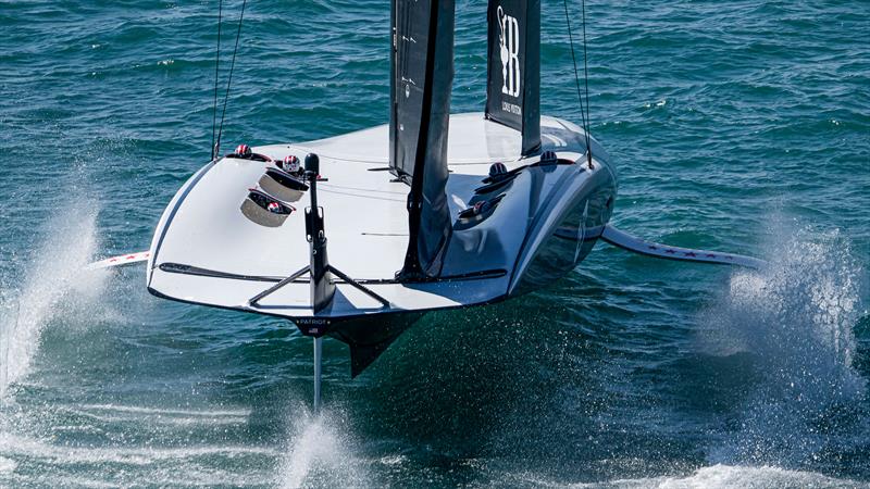American Magic - Race Day 9 - Louis Vuitton Cup - September 9, 2024 - Barcelona photo copyright Ricardo Pinto / America's Cup taken at New York Yacht Club and featuring the AC75 class