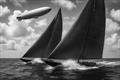 J-Class naves round the windward mark — grace under pressure, tradition in motion © Pierre-Jean Cottalorda