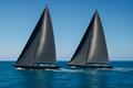 J-Class naves approach the windward mark — every angle counts, every second burns © Pierre-Jean Cottalorda