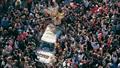 Red socks parade after the 1995 Cup win by Team New Zealand © Carlo Borlenghi 