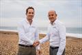 Ben Ainslie (left) with  Athena Racing CEO, Ian Walker &copy; Athena Racing