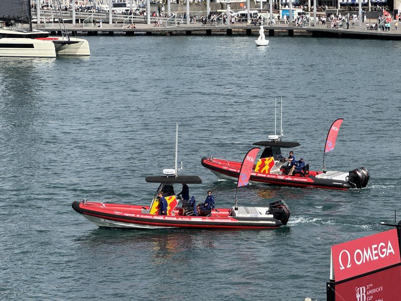 New Zealand's Protector boats have been a feature on the course - photo © NZMarine