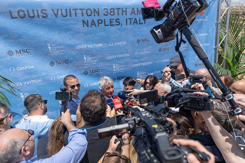 Louis Vuitton 38th America's Cup - Naples Presentation event, Castel dell'Ovo  - May 28, 2025 photo copyright Ian Roman / America's Cup taken at Naples Yacht Club and featuring the ACC class