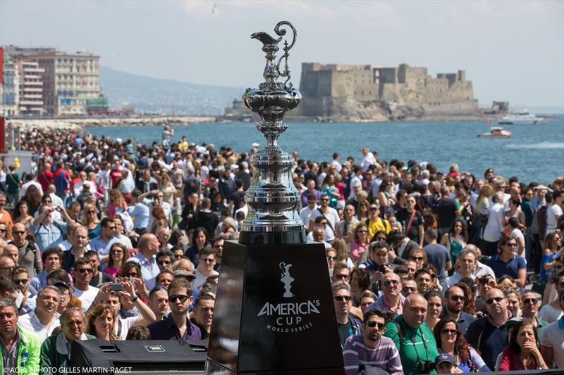America's Cup World Series Naples 2013 - Race Day 3  - Napoli - April 2013 photo copyright Gilles Martin-Raget taken at Naples Yacht Club and featuring the ACC class