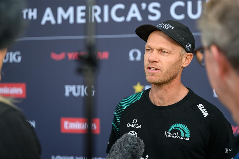 Nathan Outteridge (Emirates Team NZ) will be sailing with Artemis Racing on the SailGP circuit photo copyright Ricardo Pinto / America's Cup taken at Real Club Nautico de Barcelona and featuring the ACC class