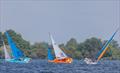 Liberty fleet beating upwind - Hansa UK Traveller Trophy Series event at Notts County © David Eberlin