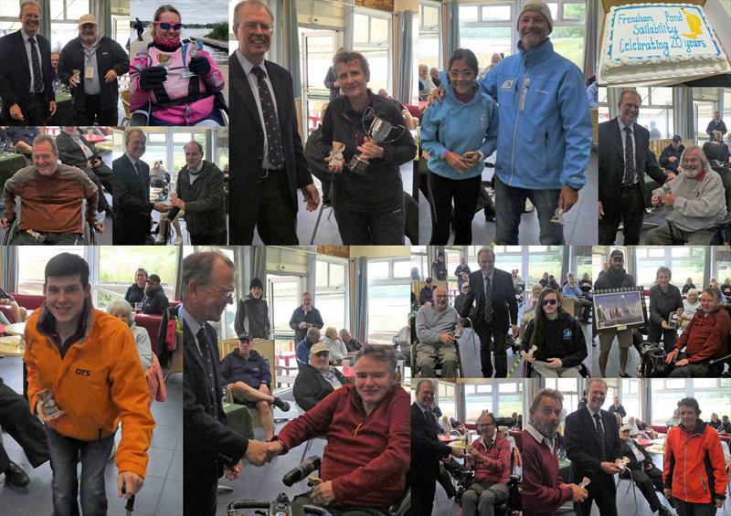 Hansa TT at Frensham Prizegiving Collage photo copyright Ivor Barratt taken at Frensham Pond Sailing Club and featuring the Hansa class