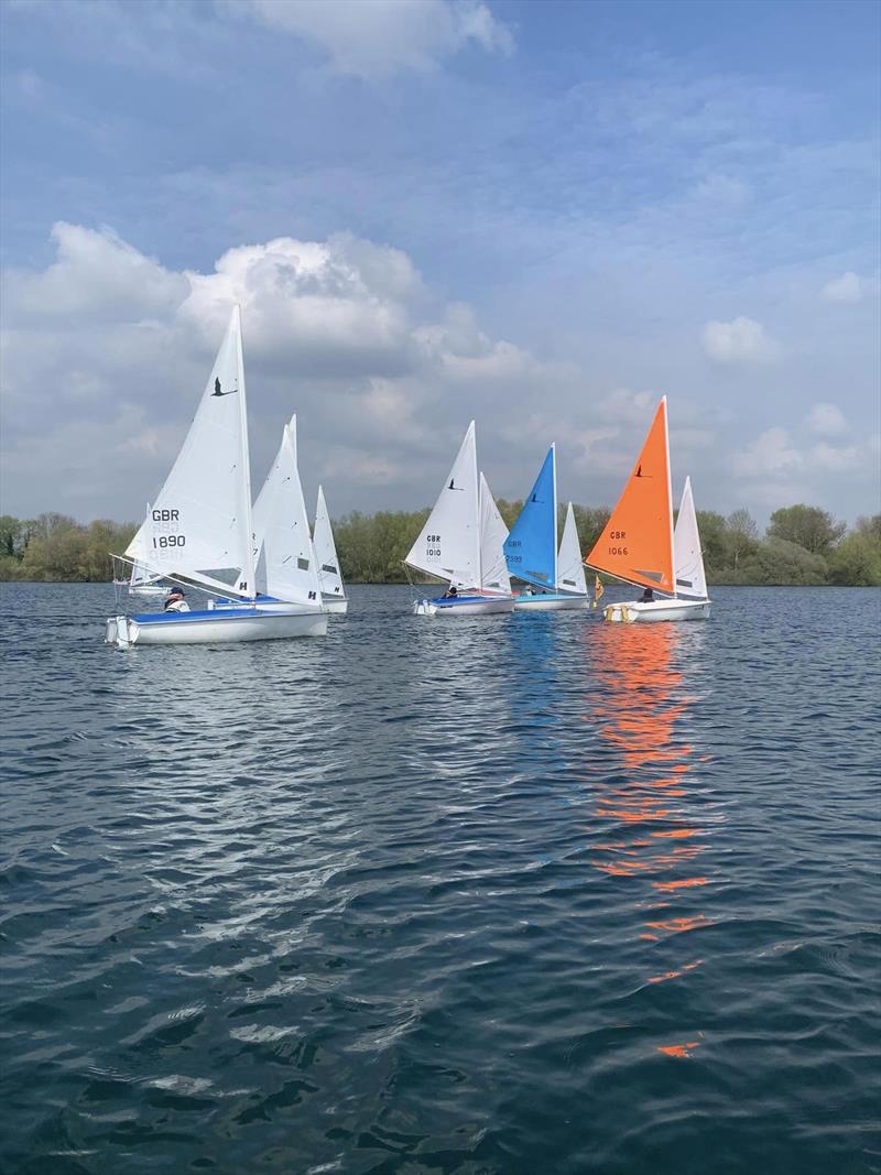 Libertys during the Hansa TT at Whitefriars photo copyright Nick Williams taken at Whitefriars Sailing Club and featuring the Hansa class