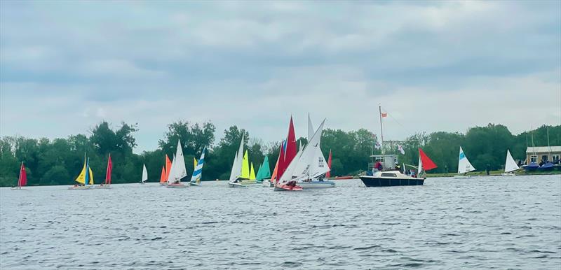 Hansa Class UK Nationals 2024 at Whitefriars photo copyright Nicky Durston taken at Whitefriars Sailing Club and featuring the Hansa class