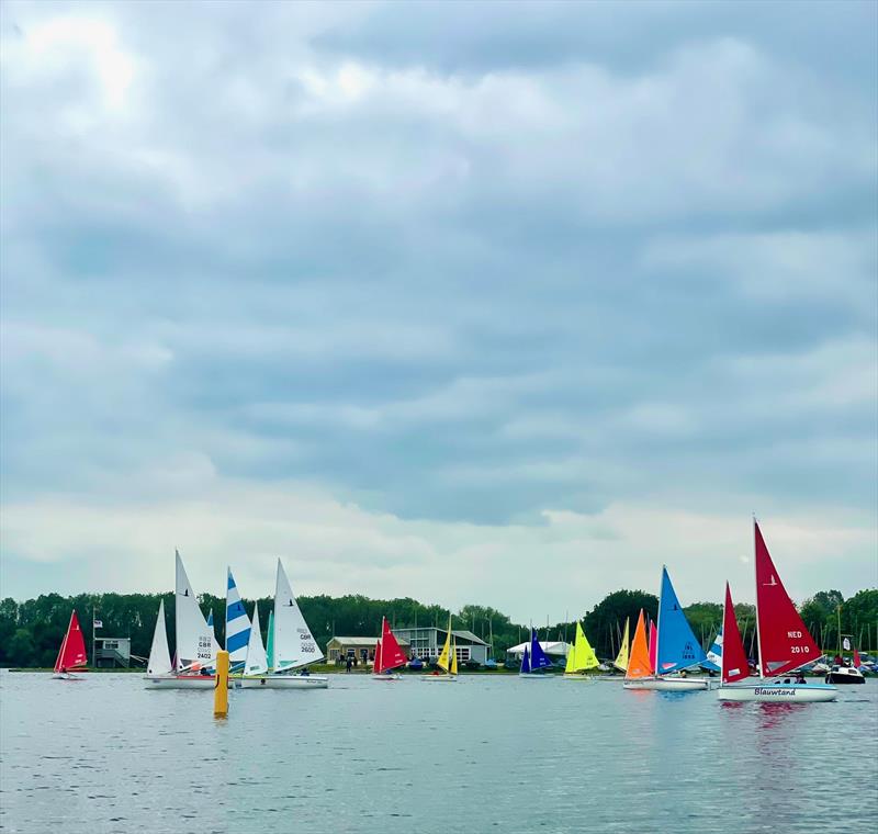 Hansa Class UK Nationals 2024 at Whitefriars photo copyright Nicky Durston taken at Whitefriars Sailing Club and featuring the Hansa class