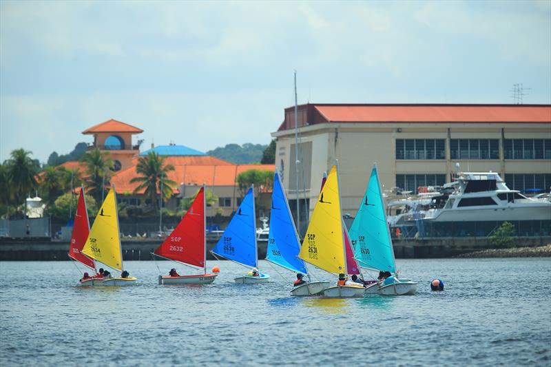 Hansa boats competing at the seas - 25th SMU-RM Western Circuit Sailing Regatta 2024 photo copyright Howie Choo taken at  and featuring the Hansa class