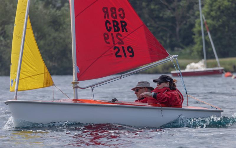Steve Sawford and Clare Morris - Hansa UK Traveller Trophy Series event at Notts County photo copyright David Eberlin taken at Notts County Sailing Club and featuring the Hansa class