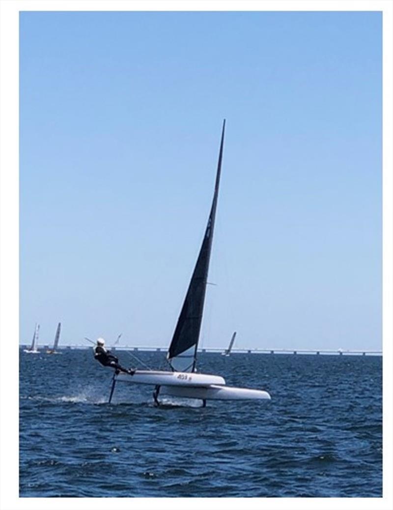 Larry Woods, CAN 44 - 2024 A-Class Catamaran North American Championships - photo © Bud Schumann