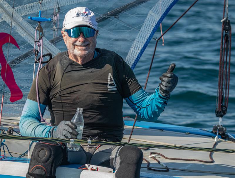 A Class Cat Worlds at Punta Ala day 3 photo copyright Gordon Upton / www.guppypix.com taken at Centro Velico Punta Ala and featuring the A Class Catamaran class