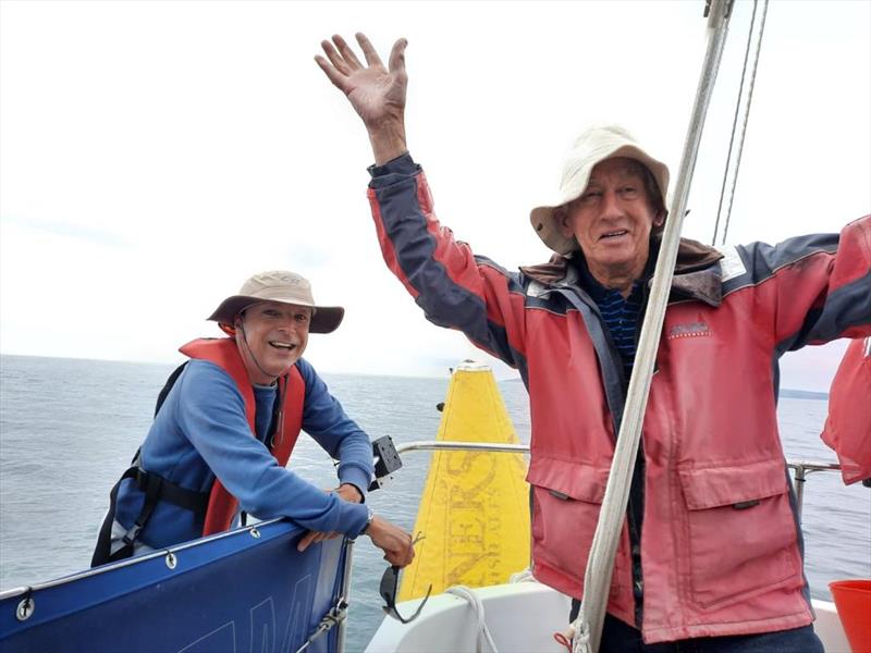 Octogenarian Farmer during the Ajax Nationals in Falmouth Bay - photo © Lindsey Thomas