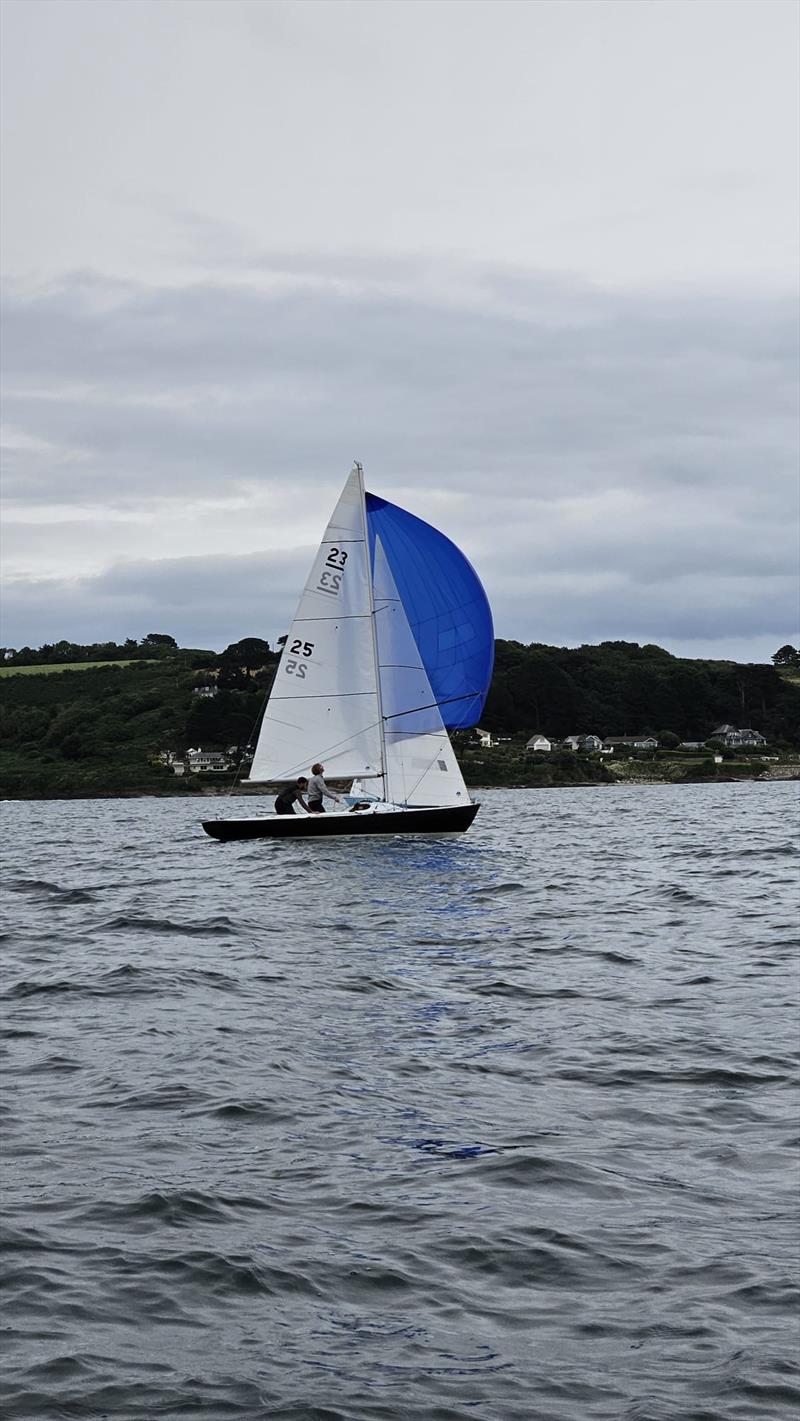 Ajax Class at Falmouth Week 2024 photo copyright Dan Teubert, Jenna, Abi Rickard taken at Royal Cornwall Yacht Club and featuring the Ajax class