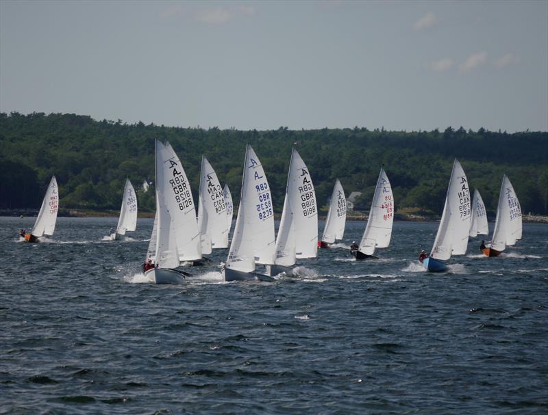 Albacore Internationals at Shelburne, Nova Scotia day 5 photo copyright Pauline Rook taken at Shelburne Harbour Yacht Club and featuring the Albacore class