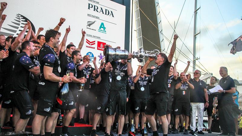 Shore team and build manager, Sean Regan - Emirates Team NZ - America's Cup - Day 7 - March 17, 2021, Cup Presentation - photo © Richard Gladwell / Sail-World.com