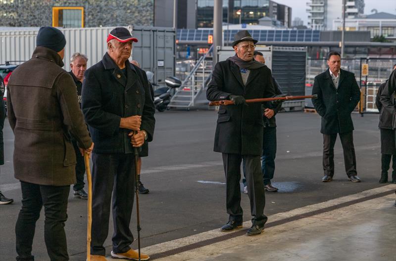 Emirates Team NZ new base, the former INEOS Team UK facility, is blessed in an early morning ceremony by Ngati Whatua Orakei - photo © Emirates Team New Zealand