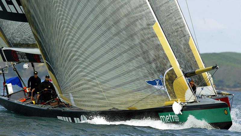 Sweden competing against Luna Rossa in the 2002/03 Louis Vuitton Cup - Auckland - photo © ACM